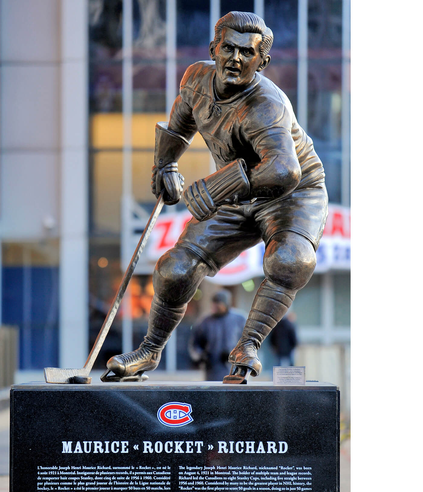 Centennial Plaza, Montreal Canadiens Hockey Club Bronze Sculpture